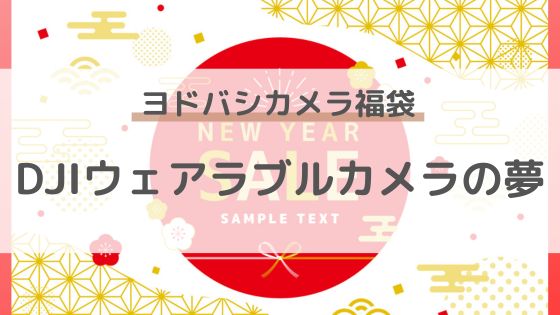 ヨドバシ　福袋　DJIウェアラブルカメラ　中身　予想　ネタバレ